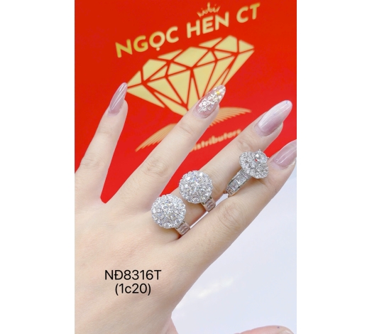 Nhẫn 610 Mẫu Trắng 11