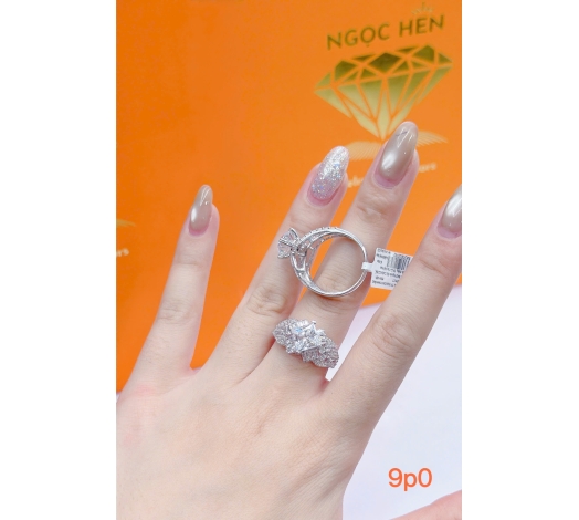 Nhẫn 610 Mẫu Trắng 61