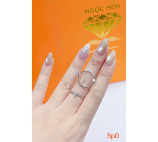 Nhẫn 610 Mẫu Trắng 75