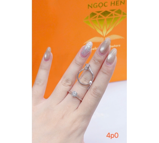 Nhẫn 610 Mẫu Trắng 76